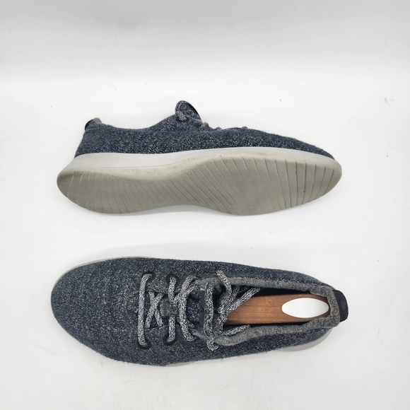 Allbirds Merino Wool Runners Lace Up Sneakers Shoes Mens Size 11 Natural Gray - Picture 6 of 16